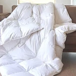 Goose Feather Down Comforter Xl-made Canada Twin White/ 95%. Fixed Price $140.35.