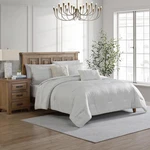 Olivia Queen Comforter Set, 5-PIECE Jacquard Bedding, Ivory. Fixed Price $225.99.