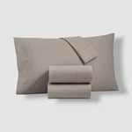 Charter Club Gray Sleep Luxe Solid Cotton Flannel 4-PC. Sheet Set King. Fixed Price $64.80.