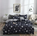 3D Black Stars NAO7424 Bed Pillowcases Quilt Duvet Cover Set Queen King Fay. Fixed Price $83.66.