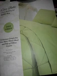 Cose Belle Comforter Sheet Set King 5-PIECE Bedding Size Sage Green New. Fixed Price $54.99.