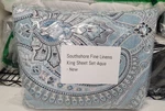 Southshore Fine Linens Ultra-soft Microfiber Classic Paisley King Sheet Set Aqua. Fixed Price $44.99.