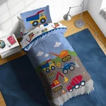 Sunny Side Up Construction Zone Twin Comforter Set - 5 Piece Kids Bedding Inc.... Fixed Price $91.89.
