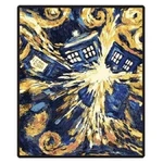 New Dr Doctor Who Exploding Tardis Pandorica Plush Fleece Gift Blanket Tv Show. Fixed Price $25.99.