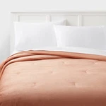 Twin/twin Extra Long Corduroy Plush Comforter Copper - Room Essentials. Fixed Price $12.99.