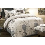 Farmhouse Bedroom Comforter Set - Floral Cotton 3PC California King Gray. Fixed Price $89.99.