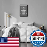 Apsmile Oversized Queen Feathers Down Comforter - Ultra Soft All Seasons 100. Fixed Price $175.84.