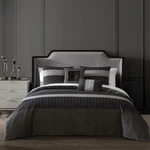 Bebejan Kyle Black 100% Cotton Sateen 5 Piece Reversible Comforter Set. Fixed Price $139.99.