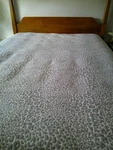 Tahari Home Comforter - 100 Inches By 90 Gray/white Leopard Print. Fixed Price $25.00.