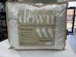 Charter Club Premium White Down King Comforter Heavy Weight New. Fixed Price $200.00.