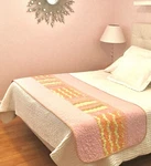 Handmade Mid-century Modern Quilt Amy Butler Bed Runner 80X30 Queen Mcm Midmod. Fixed Price $119.99.