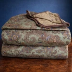 Vtg Ralph Lauren Chaps Beekman Jacobean Paisley Queen Full Comforter Set 3PC. Fixed Price $119.97.