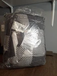 Deny Designs Zoe Wodarz City Plaid Comforter Set With Shams Black White King. Fixed Price $24.99.