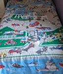 Ultra Rare Vintage Lego System Springs Twin Comforter Blanket Bedding 90'S. Fixed Price $175.00.