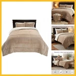 Lavish Home Full/queen Comforter Set 66-401-FQ-T 3-PIECE Sherpa Pack Taupe. Fixed Price $75.19.