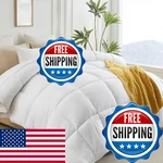 Lovsoul Down Alternative Comforter Full Size Duvet Insert All Season Corner. Fixed Price $53.11.