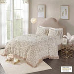 Madison Park 3 Pieces 100% Cotton Quilt Set, Chenille Tufted, Boho Medallion. Fixed Price $89.99.