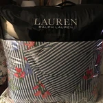 Ralph Lauren Maggie Floral 4PC King Comforter Deco Set Multi Colored Nip $555. Fixed Price $241.52.
