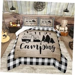 Comforter Set Size Kids Teens Adults Home Room Twin Camper Plaid. Fixed Price $18.71.
