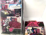 Monster High Scary Cute Twin Comforter & Sheets Set 4 Pcs Flat Fitted Sham 2013. Fixed Price $120.00.