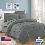 Sweet Home Collection 8 Piece Bed In Bag Dobby Stripe Comforter Sheet Set. Fixed Price $81.93.