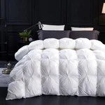 Three Geese King Pinch Pleat Duck Feather Down Comforter 106X90. Fixed Price $209.99.