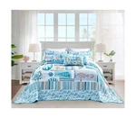 Hz&hy Coastal Oversized King Bedspread 128X120 Extra Wide, Lightweight Beach .... Fixed Price $221.06.