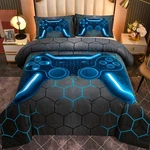 Ntbed Game Console Comforter Set Boys Girls Kids 3D Gaming Geometric Lightwe. Fixed Price $79.87.