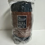 Down Throw Blanket 50 X58 -united Pacific-green Soft Peachskin Fabric. Fixed Price $43.99.