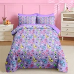 Nesker 5 Pcs Comforter Set Twin Size, Colorful Butterfly Bedding Kids Tee.... Fixed Price $61.27.
