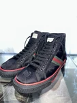 Gucci Tennis 1977 High Top Gg Logo Web Stripe Lace-up Sneakers Black. Fixed Price $300.00.