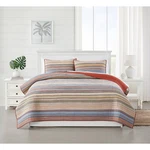 Oceanfront Resort 3PC King Naples Yarn Dye Striped Quilt Set. Fixed Price $92.99.