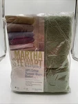 Martha Stewart Everyday 100% Cotton Diamond-weave Blanket Twin Size Jade Green. Fixed Price $36.00.