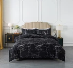 Caressma Size Black Marble Comforter Set, Lightweight Twin,. Fixed Price $46.38.