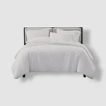 Cannon Home White Heritage Solid Duvet Cover 3-PIECE Set 'full/queen' Size. Fixed Price $27.00.