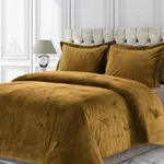 Tribeca Living Velvet Oversized Solid Duvet Set, King, Camel, Venicedu.... Fixed Price $65.87.