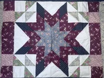 Vtg Better Homes & Gardens Star Shams King Patchwork Floral Shabby Chic Cottage. Fixed Price $28.00.