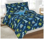 Linen Plus Comforter Set Boys Dinosaur Dark Blue Green Grey New (full). Fixed Price $82.67.