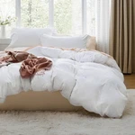 Bedsure White Duvet Cover King (104" X 90"), 00 - (no Comforter). Fixed Price $59.99.