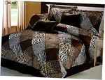 Grand Linen 7 Piece (california) King Safari Comforter Set - Zebra,. Fixed Price $151.13.