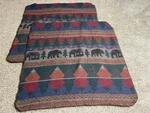 Wooded River Pillow Sham Set Of Cabin Bear Southwest Print Red Brown 25 X 27IN. Fixed Price $42.74.