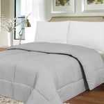 Luxurious Down Alternative Brushed Microfiber Comforter,silver,twin. Fixed Price $45.86.