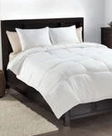 Martha Stewart White Twin Allergy Wise Down Alternative Stripe Comforter Hotel. Fixed Price $69.00.