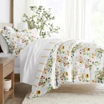 Chintz Floral Reversible Down-alternative Comforter Set Give Your Bedding Bra. Fixed Price $74.99.