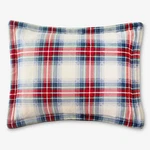 Brylanehome Bh Studio Microfleece Sham - Standard, Plaid Multi. Fixed Price $22.99.
