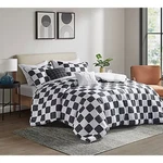 Intelligent Design Lana Checkered Midweight Comforter Set Full/queen Size. Fixed Price $50.00.