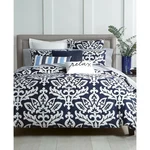 Charter Club Damask Designs Cotton Navy 2-PIECE Comforter Set Twin New. Fixed Price $50.00.