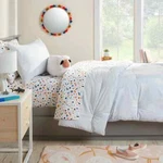 New Full/queen Scatter Dot 3 Pc. Comforter Set On Sale. Fixed Price $39.99.