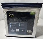 Serta White Simply Clean Antimicrobial 3-PIECE Duvet Set Size Full/queen. Fixed Price $14.99.