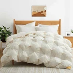 Puredown 90% Goose Fill Puff Comforter , 100% Organic Cotton Shell Beige. Fixed Price $385.99.